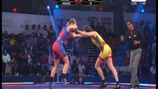 PWL 3 Day 11 Vasilisa Marzaliuk Vs Zsanett Nemeth at Pro Wrestling League 2018  Highlights [upl. by Dirk977]