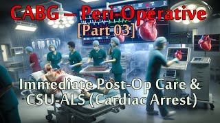 Perioperative CABG 03 of 04  Immediate PostOp Care amp CSUALS Recorded LIVE [upl. by Anilrats]