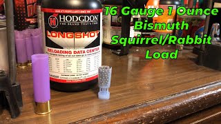 16 Gauge 1 Ounce Bismuth Shot For RabbitsSquirrels [upl. by Yrian]