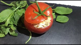 Tomate Farcie froide  Thon et Oeuf [upl. by Naahsar]