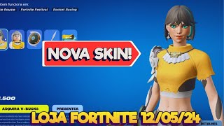 LOJA FORTNITE 120524  LOJA FORTNITE 12 DE MAIO 2024  LOJA FORTNITE  NOVA SKIN E NOVO GESTO [upl. by Odnomyar]