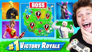 RANDOM Boss SKIN CHALLENGE in Fortnite INSANE [upl. by Rj]