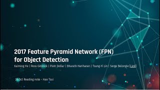 2017 Feature Pyramid Network for Object Detection FPN paper summary [upl. by Reginnej]