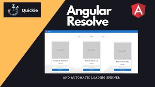 Angular  Resolve amp automatic loading spinner with overlay [upl. by Yeltnerb]