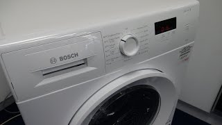 Bosch WGE03408GB Serie 2 1400 Spin 8Kg Washing Machine [upl. by Adlen930]