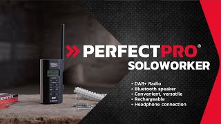 PerfectPro Soloworker Jobsite Pocket Radio UK [upl. by Okimuy306]