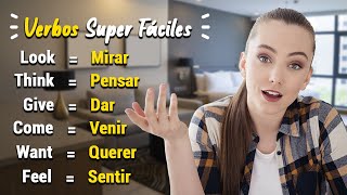 🔴 16 VERBOS EN INGLES SUPER FÁCILES Y NECESARIOS DE SABER 👅 ENTIENDE MÁS EL INGLÉS DE USO DIARIO 📚 [upl. by Ahsenauq]