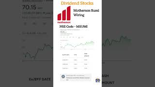 motherson sumi wiring dividend latest news  highest dividend stocks 2024 tamil dividendstocks [upl. by Redle]