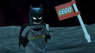 LEGO Batman 3 Beyond Gotham  Batman Has Landed on the Moon Moon Base Free Roam [upl. by Elleira579]