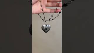 Obsessed with this HeartShaped Necklace necklaceaddict [upl. by Inavoy229]