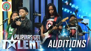 Pilipinas Got Talent Season 5 Auditions The Chosen Ones  Kiddie Band [upl. by Adnamar923]