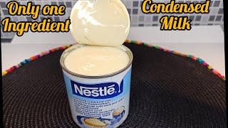 IF YOU HAVE CONDENSED MILK TRY THIS RECIPE WITH ME ONLY ONE INGREDIENT RECIPE [upl. by Ikciv]