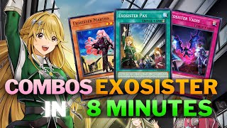 EXOSISTER DECK  Combos To Play in 8 Minutes Beginner Guide  YUGIOH COMBOS 2024 [upl. by Thorma274]