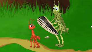 The Ant and the Grasshopper  Bedtime Stories for Kids [upl. by Neladgam]