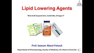 Lipid Lowering Agents Part 2 “Bile Acid Sequestrants Ezetimibe Omega3” [upl. by Hsemar260]