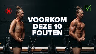 MEER SPIERMASSA Maak deze 10 fouten niet [upl. by Franklin]