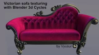 Victorian sofa texturing [upl. by Willmert]