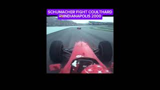 SCHUMACHER vs COULTHARD 🇺🇲 INDIANAPOLIS 2000 formula1 formulaone f1onboard automobile [upl. by Ardnyk159]