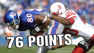 The Time Kansas Scored 76 Points Against Nebraska 2007 [upl. by Siriso]