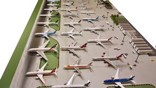 FULL 1400 Scale Model Airplane Collection — GeminiJets Herpa NG Models Phoenix JC Wings [upl. by Keever]