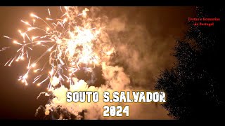 Fogo de Artificio  Souto SSalvador  Guimarães 2024 [upl. by Elatnahc]