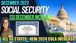 NEW SOCIAL SECURITY UPDATE DECEMBER 2023 NEW SSI INCREASE IN DECEMBER  2024 COLA Letter [upl. by Missy]