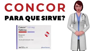 CONCOR que es y para que sirve concor como tomar concor 5 mg Bisoprolol Fumarate [upl. by Natika]