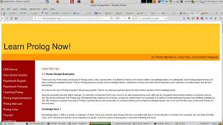 learn prolog now 11 Facts Rules and Queries ترجمة كتاب في لغة البرمجة برولوك [upl. by Anerbes]