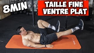 8min exercice taille fine pour un ventre plat à la maison [upl. by Anerrol993]