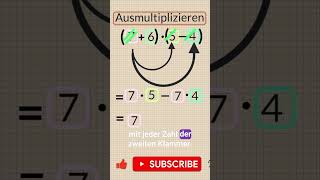 Ausmultiplizieren  Rechengesetze  Mathe leicht gemacht  TeacherTobi [upl. by Aeslahc]