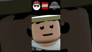 How to get a custom Velociraptor with TRex ROAR in LEGO Jurassic World jurassicworld lego shorts [upl. by Reimer]