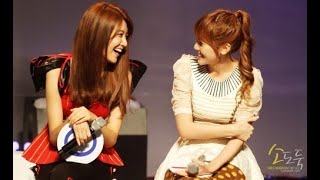 Snsd soosic cute funny and sweet moments together 20072014 [upl. by Amoeji]