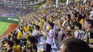 阪神Tigers 応援１～９ 六甲颪 東京ドーム ２０１４，８，１３ ４K映像 [upl. by Odnama]