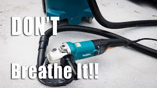 Makita Grinder Dust Shroud Review [upl. by Hsizan]