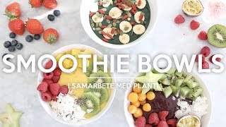 Vego med Therese SMOOTHIE BOWL RECEPT i samarbete med Planti [upl. by Dazhehs]