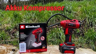 Einhell CECC 18 LI Solo Akku Autokompressor I Unboxing und Test [upl. by Kleiman984]