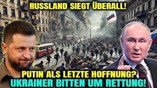 UKRAINEKRIEG Putin als letzte Hoffnung Ukrainer bitten um Rettung Russland siegt überall [upl. by Kenta745]