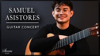 SAMUEL ASISTORES  Online Guitar Concert  Bach Chopin Telemann  Siccas Guitars [upl. by Missy]