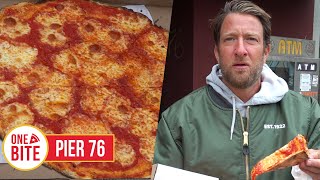 Barstool Pizza Review  Pier 76 Staten Island NY [upl. by Elder152]