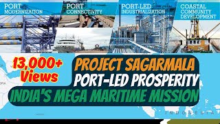 Project Sagarmala Indias Mega Maritime Infrastructure Mission SagarmalaProject Maritime [upl. by Marchelle241]