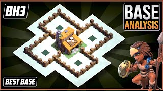 THE BEAST BH3 TROPHYdefense Base 2023 Builder Hall 3 Trophy Base Design with Copy Link  COC [upl. by Yevi554]