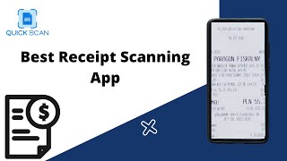 Best Receipt Scanner App QuickScan [upl. by Wren415]