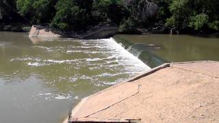 California crossing low head dam [upl. by Dnomsaj]