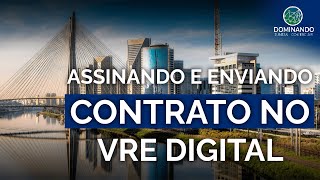 Assinando e enviando contrato de alteração no VRE DIGITAL [upl. by Nosreh]