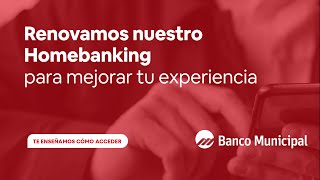 ¿Cómo ingresar al nuevo Homebanking de Banco Municipal [upl. by Idissak]