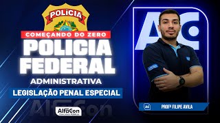 Concurso PF Administrativa 2023  Legislação Penal Especial  AlfaCon [upl. by Decca780]