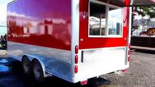 Food Trailer Custom Built Red [upl. by Kila777]