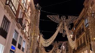 Alumbrado Navidad Calle Larios Málaga 2023 [upl. by Neetsirhc]