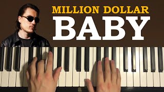 Tommy Richman  Million Dollar Baby Piano Tutorial Lesson [upl. by Aldred457]