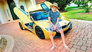 MINHA BMW I8 DE OURO ‹ JonVlogs › [upl. by Aliekahs245]